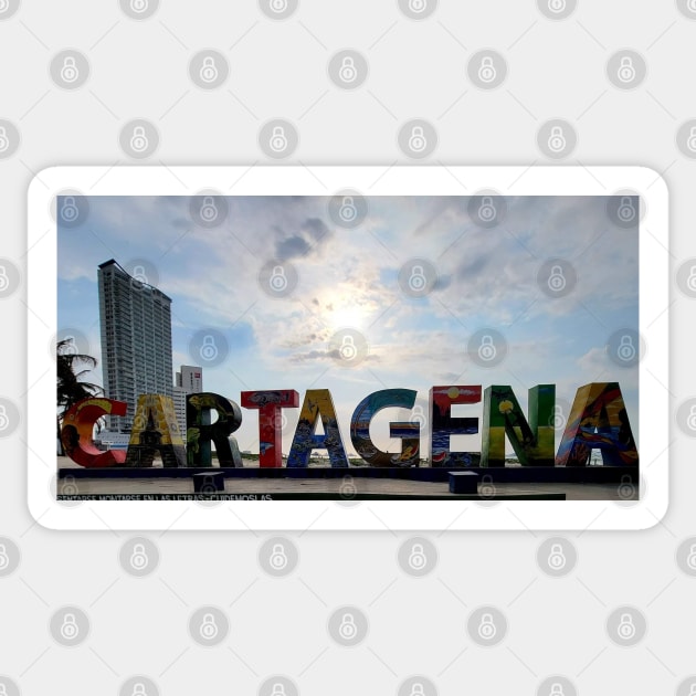 Cartagena Sticker by byEstherReid